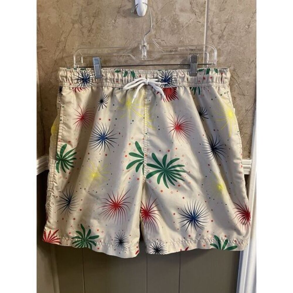 US Surf Club Men's Fireworks Swim Trunks‎ Size XL (B 43)